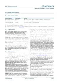 PBSS5620PA Datasheet Pagina 14