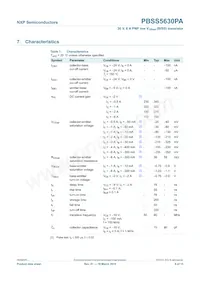 PBSS5630PA Datasheet Page 7
