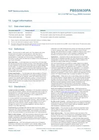 PBSS5630PA Datasheet Page 14