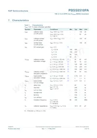 PBSS8510PA 데이터 시트 페이지 7