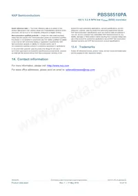 PBSS8510PA Datasheet Page 15