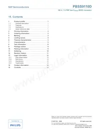 PBSS9110D Datasheet Page 14