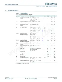 PBSS9110X Datasheet Page 7