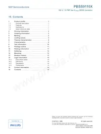 PBSS9110X Datasheet Page 16