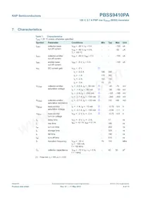 PBSS9410PA Datasheet Page 7
