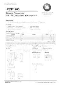 PCP1203-TD-H Datasheet Cover