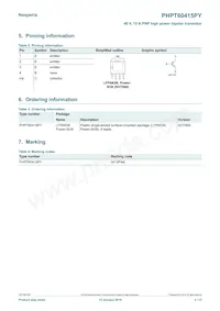PHPT60415PYX Datasheet Page 2