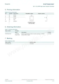 PHPT60610NYX Datasheet Page 2
