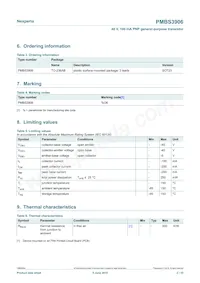 PMBS3906 Datasheet Page 2