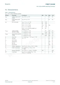 PMBT3904M Datasheet Page 5