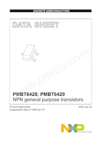 PMBT6428 Datasheet Page 2