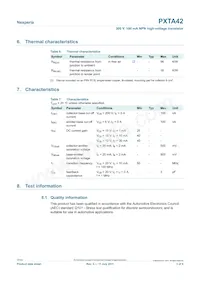 PXTA42 Datasheet Page 3