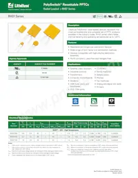 RHEF600S Datasheet Cover