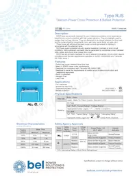 RJS 600-R SHORT Datasheet Cover