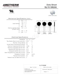 SL15 5R006 Datasheet Cover