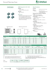 SMD0805P050TFA Datenblatt Cover