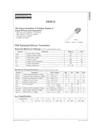 SS9012HTA Datasheet Pagina 2