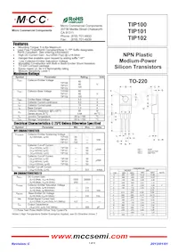 TIP101-BP Datasheet Cover