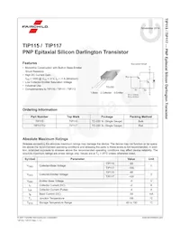 TIP115 Datasheet Page 2
