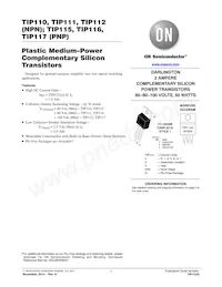 TIP116 Datasheet Cover