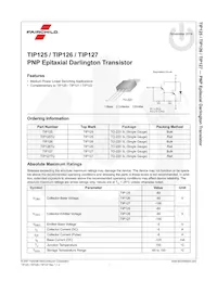 TIP126 Datasheet Page 2