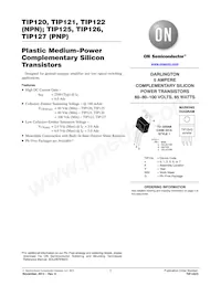 TIP127 Datasheet Cover