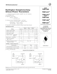 TIP146TU Datasheet Cover