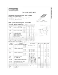 TIP147FTU Datasheet Page 2