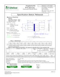 VTP170SSF Datasheet Cover