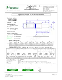 VTP170XSF-3 Datasheet Cover
