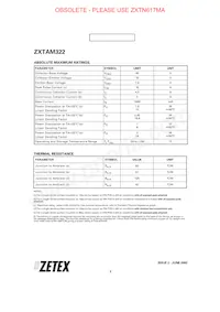 ZXTAM322TA數據表 頁面 2