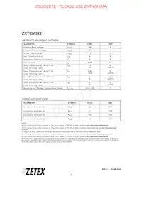ZXTCM322TA Datenblatt Seite 2