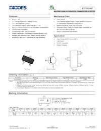 ZXTP5240F-7 Datasheet Cover