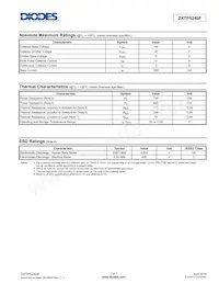 ZXTP5240F-7 Datasheet Page 2