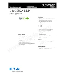 0402ESDA-MLP1 Datasheet Cover