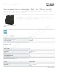 0915467 Datasheet Copertura