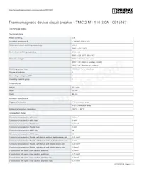 0915467 Datasheet Page 2