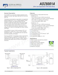 AOZ8001AJI-12 Datasheet Cover