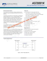 AOZ8001KI Datasheet Cover