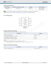 AOZ8006FI Datasheet Page 2