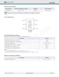 AOZ8300CI-03 Datasheet Page 2