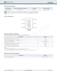 AOZ8300CI-05 Datasheet Page 2
