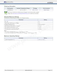 AOZ8822DI-05 Datasheet Page 2