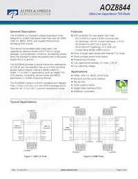 AOZ8844DT Datasheet Cover