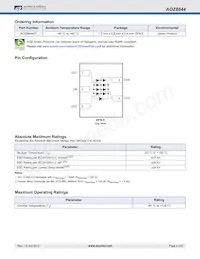 AOZ8844DT Datasheet Page 2