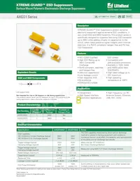 AXGD10603MR Datasheet Cover