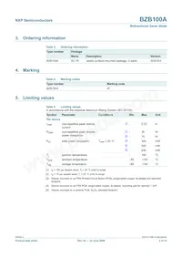 BZB100A Datasheet Page 3