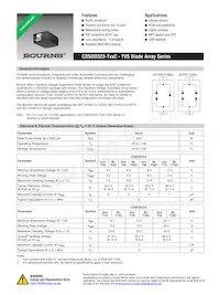CDSOD323-T15 Datasheet Cover