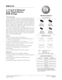 CM1215-04SO Datasheet Cover