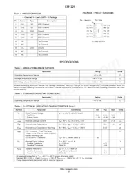 CM1225-04DE Datasheet Page 2
